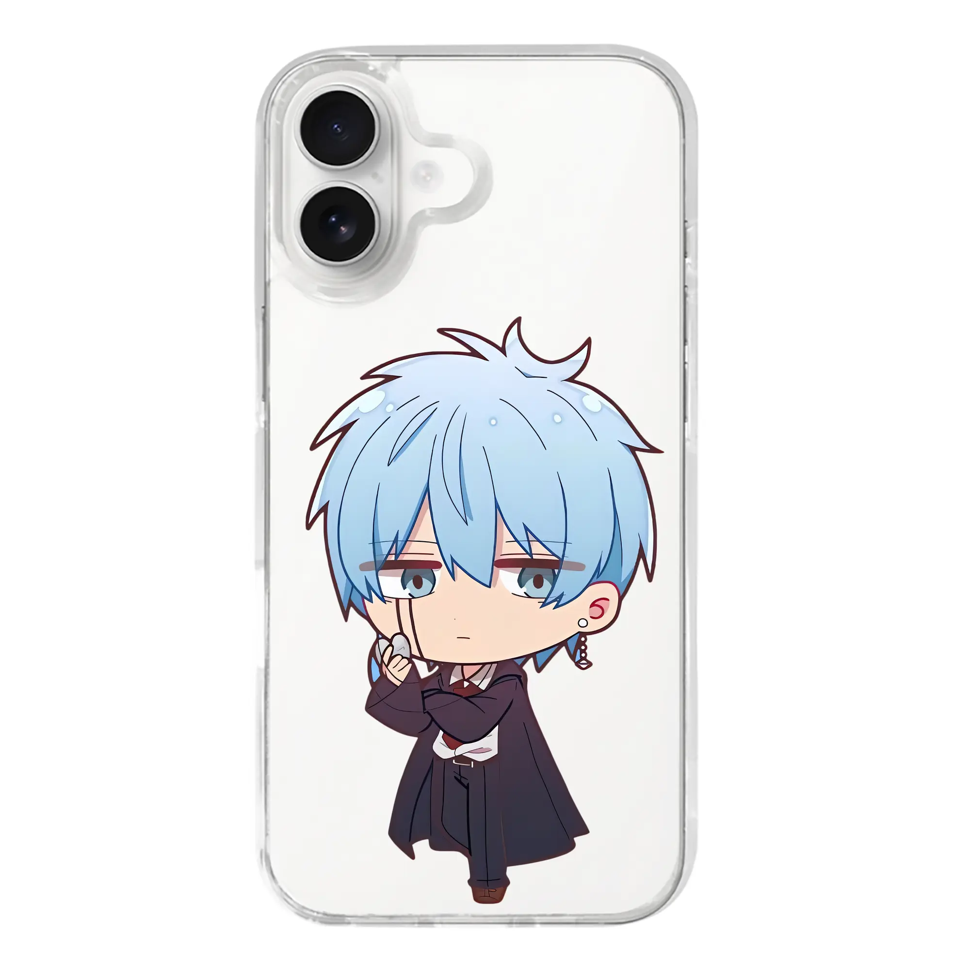 マッシュル グッズ,ランス・クラウン - iPhone 17シリーズ 透明スマホケース – 薄型・耐衝撃・精密フィット保護カバー